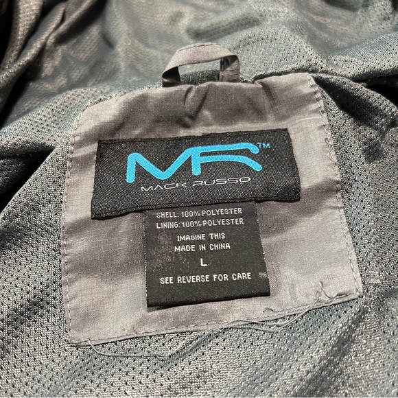 Mack Russo Windbreaker Soft Shell Rain Jacket Men’s Large - Picture 5 of 9